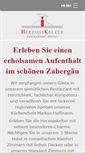 Mobile Screenshot of herzogskelter.de